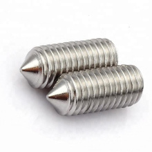 M4 M10*16mm Stainless Steel SS316L Hex Socket Plug Set Screw With Cone Point DIN 914